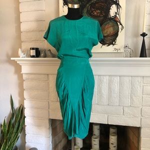 Vintage 80’s Green Dress